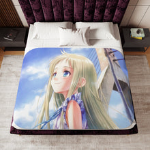Load image into Gallery viewer, Anohana Meiko Honma Sherpa Blanket