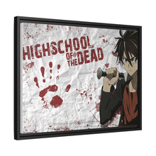 Load image into Gallery viewer, Highschool Of The Dead Canvas Framed Art Print