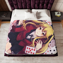 Load image into Gallery viewer, Kakegurui Sherpa Blanket