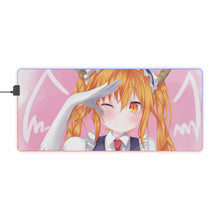 Load image into Gallery viewer, Tohru is soo cute! RGB LED Mouse Pad (Desk Mat)