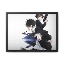 Load image into Gallery viewer, Shinya Kogami And Akane Tsunemori Together Canvas Framed Art Print
