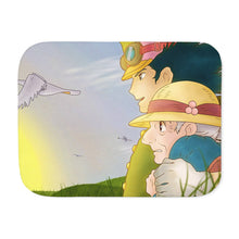 Load image into Gallery viewer, Anime Howl's Moving Castle Sherpa Blanket