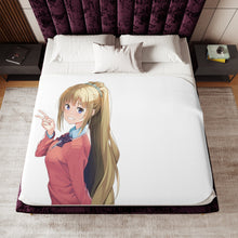 Load image into Gallery viewer, Anime Classroom of the Elite Sherpa Blanket