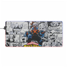 Load image into Gallery viewer, My Hero Academia Katsuki Bakugou RGB LED Mouse Pad (Desk Mat)