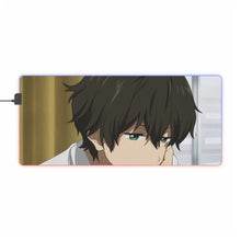 Load image into Gallery viewer, Hōtarō Oreki Face RGB LED Mouse Pad (Desk Mat)