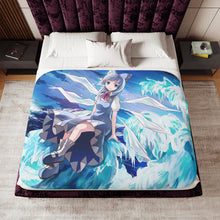 Load image into Gallery viewer, Touhou Ice Queen Sherpa Blanket