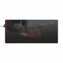 Load image into Gallery viewer, Code Geass RGB LED Mouse Pad (Desk Mat)