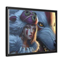 Load image into Gallery viewer, Princess Mononoke Canvas Framed Art Print