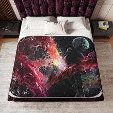 Load image into Gallery viewer, Kaneki Ken ( Tokyo Ghoul) Sherpa Blanket