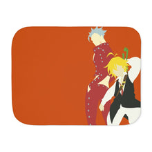 Load image into Gallery viewer, Meliodas and Ban Sherpa Blanket