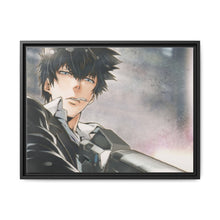 Load image into Gallery viewer, Shinya Kogami With His dominator Canvas Framed Art Print
