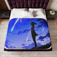 Load image into Gallery viewer, Anime Your Name. Sherpa Blanket
