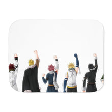 Load image into Gallery viewer, Fairy Tail Natsu Dragneel, Wendy Marvell, Gajeel Redfox Sherpa Blanket
