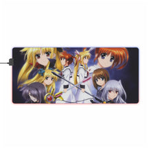 Load image into Gallery viewer, Magical Girl Lyrical Nanoha RGB LED Mouse Pad (Desk Mat)