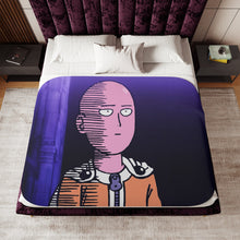 Load image into Gallery viewer, Anime One-Punch Man Sherpa Blanket