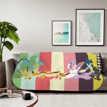 Load image into Gallery viewer, Eeveelution Sherpa Blanket