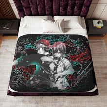 Load image into Gallery viewer, Shokugeki No Soma - Dark Yukihira Souma & Erina Nakiri Sherpa Blanket