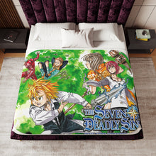 Load image into Gallery viewer, Anime The Seven Deadly Sins Sherpa Blanket