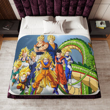 Load image into Gallery viewer, Anime Dragon Ball Z Sherpa Blanket