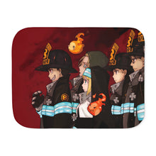Load image into Gallery viewer, Anime Fire Force Sherpa Blanket