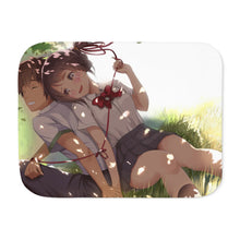 Load image into Gallery viewer, Your Name. Sherpa Blanket