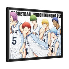 Load image into Gallery viewer, Kuroko's Basketball Tetsuya Kuroko, Daiki Aomine, Atsushi Murasakibara Canvas Framed Art Print