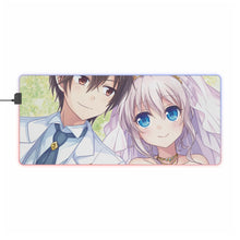 Load image into Gallery viewer, Yū Otosaka and Nao Tomori Together RGB LED Mouse Pad (Desk Mat)
