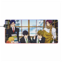 Load image into Gallery viewer, Free! Rin Matsuoka, Makoto Tachibana, Haruka Nanase, Nagisa Hazuki RGB LED Mouse Pad (Desk Mat)