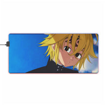 Load image into Gallery viewer, Meliodas RGB LED Mouse Pad (Desk Mat)