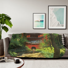 Load image into Gallery viewer, Anime Spirited Away Sherpa Blanket