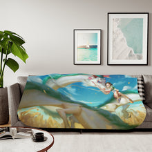 Load image into Gallery viewer, Anime Spirited Away Sherpa Blanket