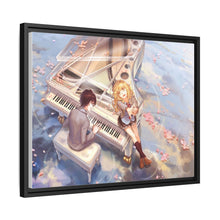 Load image into Gallery viewer, Kaori and Arima Canvas Framed Art Print