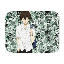 Load image into Gallery viewer, Hōtarō Oreki Going to school Sherpa Blanket