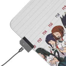 Load image into Gallery viewer, My Hero Academia Izuku Midoriya, Katsuki Bakugou, Tenya Iida, Shouta Aizawa, Tsuyu Asui RGB LED Mouse Pad (Desk Mat)