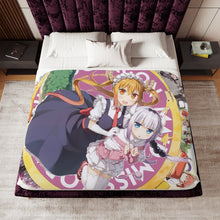 Load image into Gallery viewer, Miss Kobayashi's Dragon Maid Sherpa Blanket
