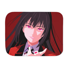 Load image into Gallery viewer, Anime Kakegurui Sherpa Blanket