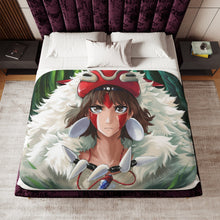 Load image into Gallery viewer, Mononoke Hime Sherpa Blanket