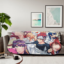 Load image into Gallery viewer, Anime Food Wars: Shokugeki no Soma Sherpa Blanket