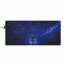 Load image into Gallery viewer, Jolyne Cujoh Starry Night RGB LED Mouse Pad (Desk Mat)