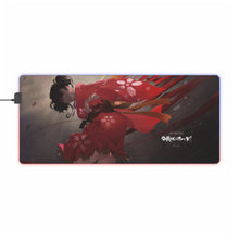 Load image into Gallery viewer, Kabaneri of the Iron Fortress Mumei RGB LED Mouse Pad (Desk Mat)