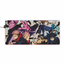 Load image into Gallery viewer, Sukuna, Megumi Fushiguro, Nobara Kugisaki and Yuji Itadori RGB LED Mouse Pad (Desk Mat)