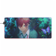 Load image into Gallery viewer, Butterflies RGB LED Mouse Pad (Desk Mat)