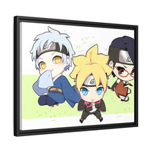 Load image into Gallery viewer, Mitsuki, Sarada and Boruto Canvas Framed Art Print