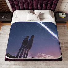 Load image into Gallery viewer, Anime Your Name. Sherpa Blanket