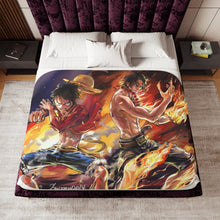 Load image into Gallery viewer, Anime One Piece Sherpa Blanket