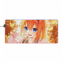 Load image into Gallery viewer, The Quintessential Quintuplets Yotsuba Nakano RGB LED Mouse Pad (Desk Mat)