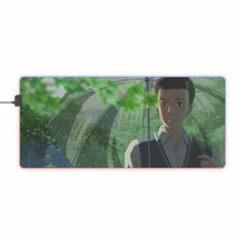 Load image into Gallery viewer, The Garden Of Words RGB LED Mouse Pad (Desk Mat)