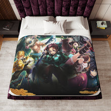 Load image into Gallery viewer, Anime Demon Slayer: Kimetsu no Yaiba Sherpa Blanket