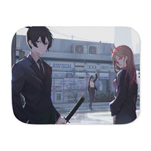 Load image into Gallery viewer, Chainsaw Man Sherpa Blanket