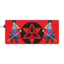 Load image into Gallery viewer, Sasuke Uchiha Mangekyō Sharingan RGB LED Mouse Pad (Desk Mat)